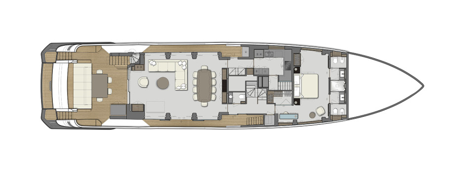 planos - CUSTOM LINE YACHTS - SAETTA 106