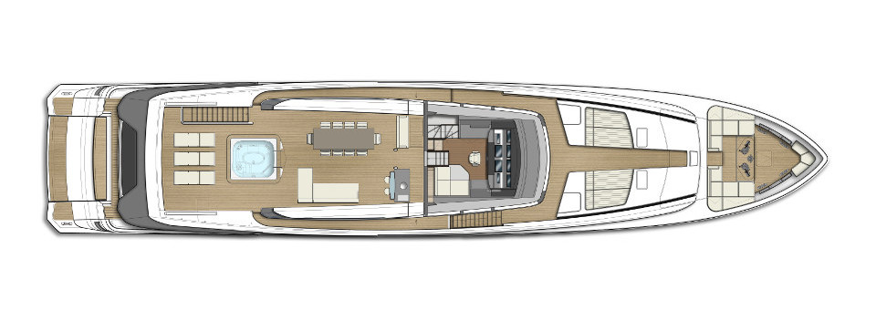 planos - CUSTOM LINE YACHTS - SAETTA 120