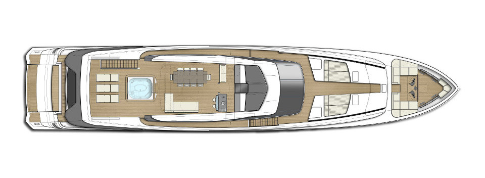 planos - CUSTOM LINE YACHTS - SAETTA 120