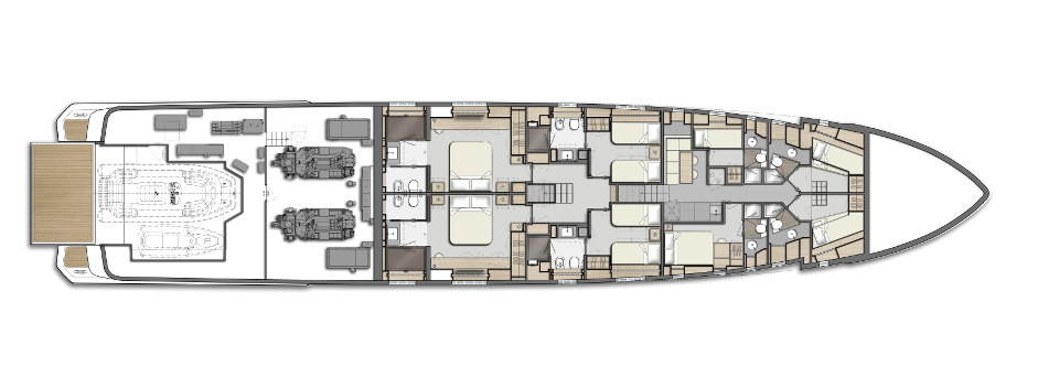 planos - CUSTOM LINE YACHTS - SAETTA 120