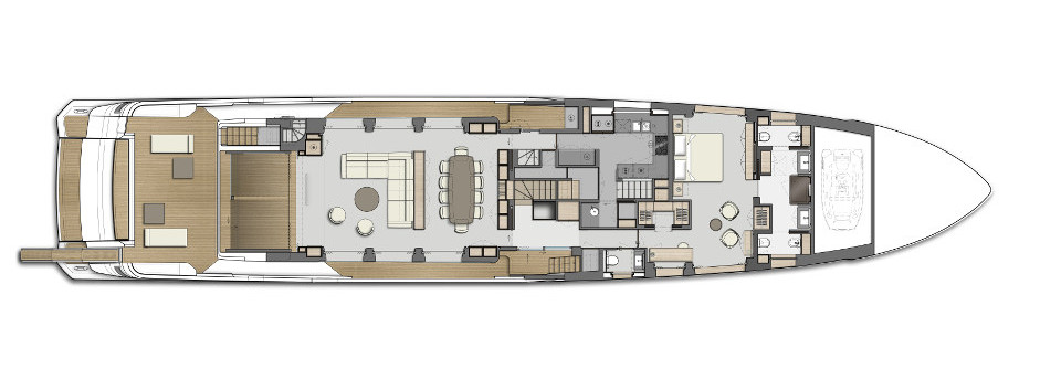 planos - CUSTOM LINE YACHTS - SAETTA 120