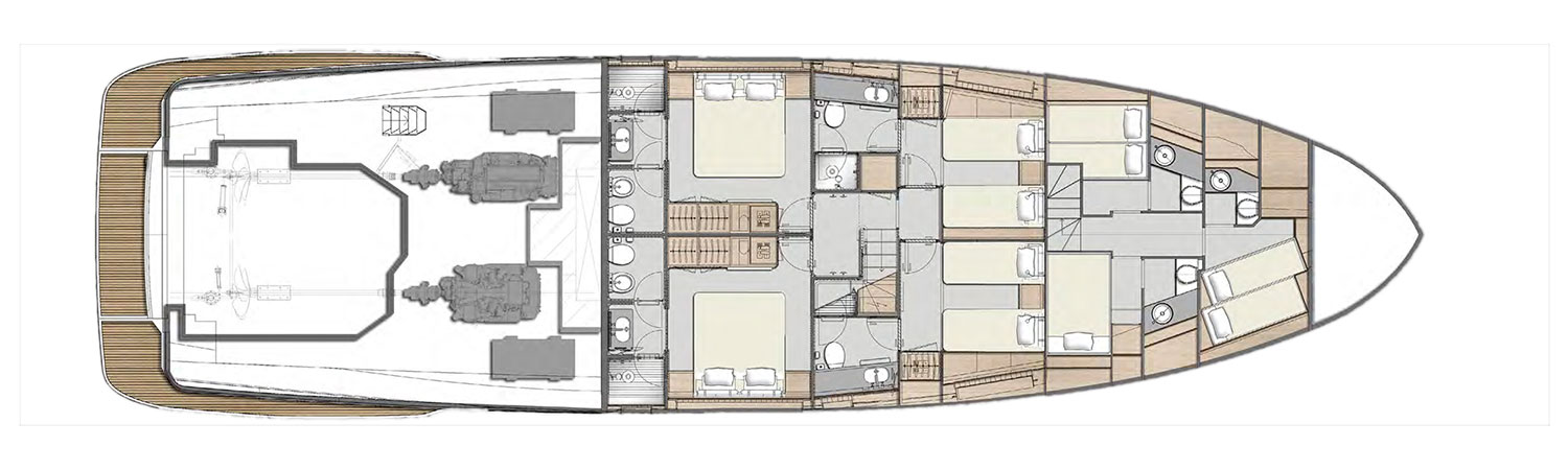 planos - CUSTOM LINE YACHTS - NAVETTA 30