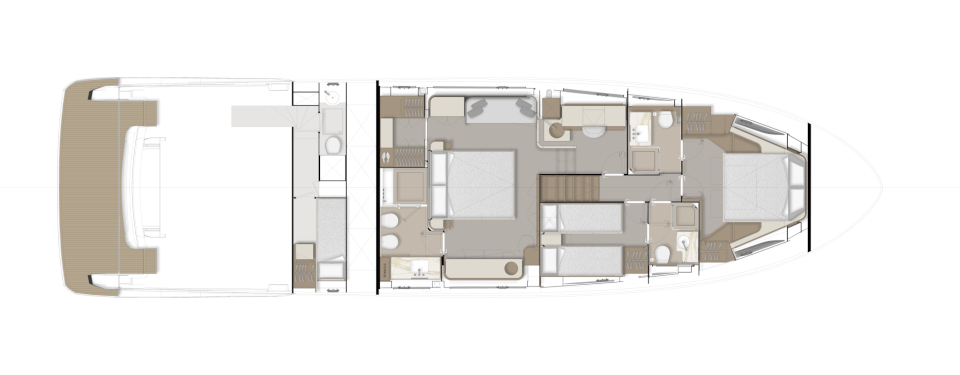 planos - FERRETTI YACHTS - FERRETTI YACHTS 670 NEW
