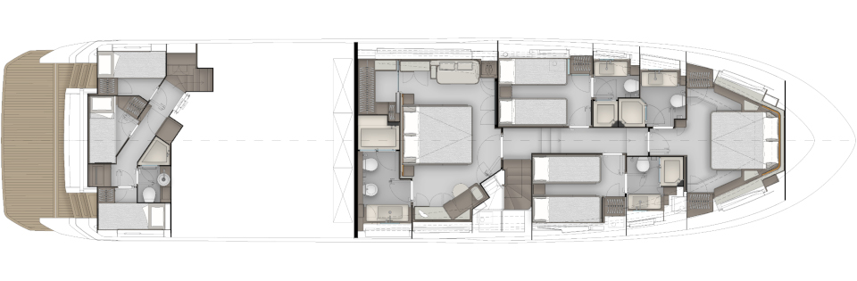 planos - FERRETTI YACHTS - FERRETTI YACHTS 800 NEW