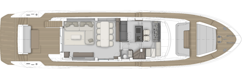 planos - FERRETTI YACHTS - FERRETTI YACHTS 800 NEW