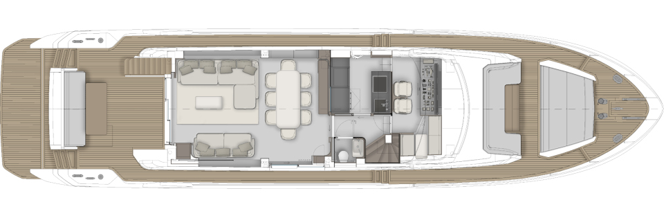 planos - FERRETTI YACHTS - FERRETTI YACHTS 800 NEW