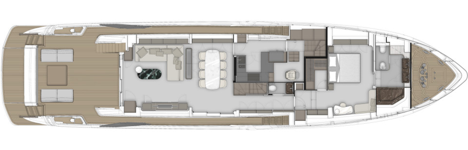 planos - FERRETTI YACHTS - FERRETTI YACHTS 940 NEW