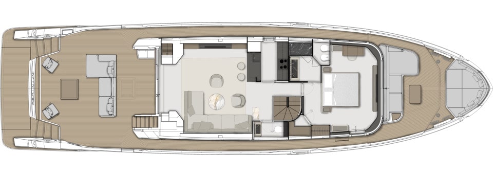 planos - FERRETTI YACHTS - INFYNITO 90