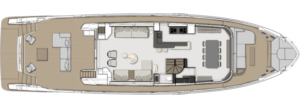 planos - FERRETTI YACHTS - INFYNITO 90