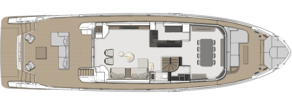 planos - FERRETTI YACHTS - INFYNITO 90