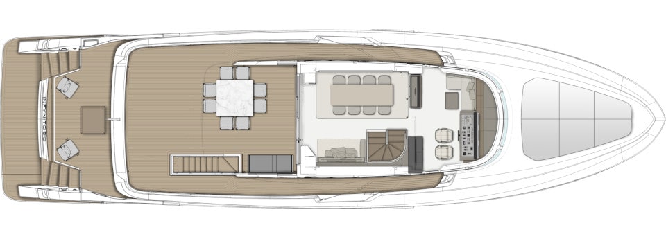 planos - FERRETTI YACHTS - INFYNITO 90