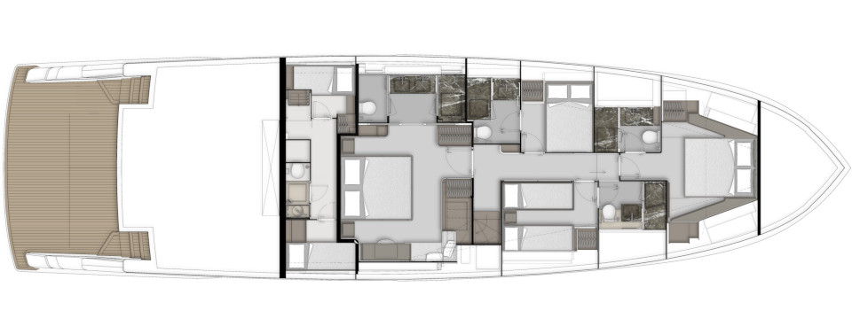 planos - FERRETTI YACHTS - INFYNITO 80 NEW