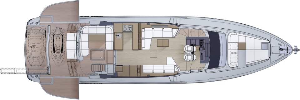 planos - PERSHING YACHTS - GTX70 Project