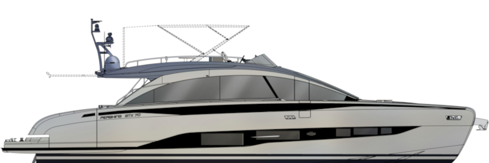 planos - PERSHING YACHTS - GTX70 Project