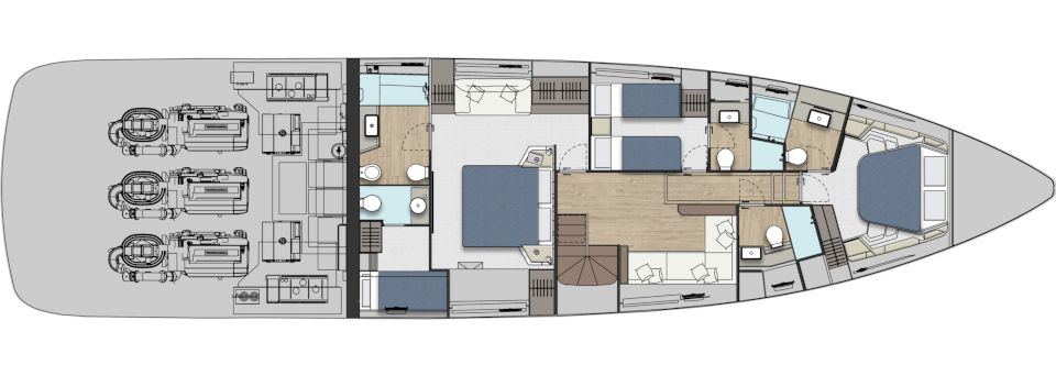 planos - PERSHING YACHTS - GTX80