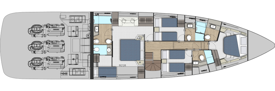 planos - PERSHING YACHTS - GTX80