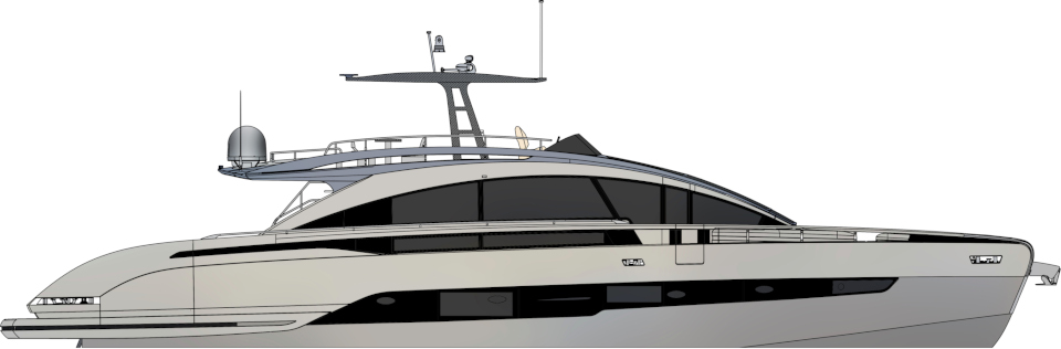 planos - PERSHING YACHTS - GTX80