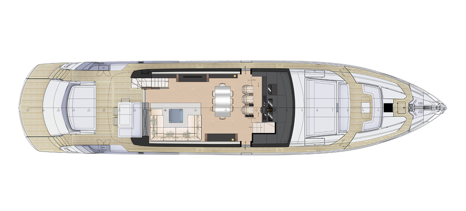 planos - PERSHING YACHTS - 9X