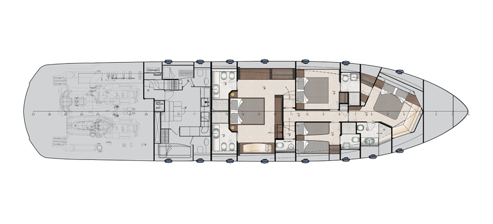 planos - PERSHING YACHTS - 9X