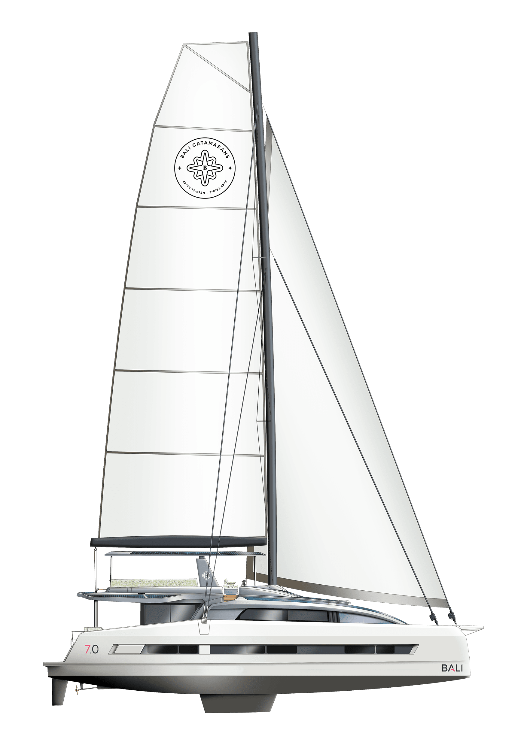 planos - BALI CATAMARANS - Bali 7.0